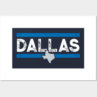 Retro Dallas Texas Hometown // Vintage DFW Proud Texan Posters and Art